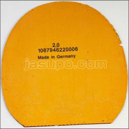 24060　【卓球　中古】　C　バラクーダ　赤/2.0mm