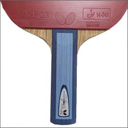 25559　【卓球　中古】　　特Aラバー貼りラケット　ST/