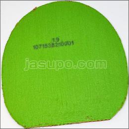 24386　【卓球　中古】　B　ヘキサーグリップ　赤/1.9㎜