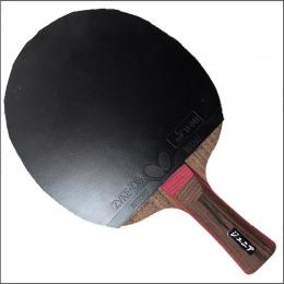 25685　【卓球　中古】　　特Aラバー貼りラケット　FL/