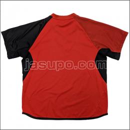 24612　【卓球　中古】　B　ウェア　レッド×ブラック/XXO