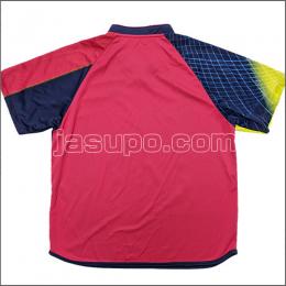 24613　【卓球　中古】　A　ウェア　ピンク×イエロー/XXO