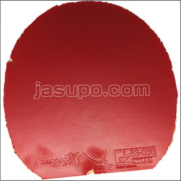 24121　【卓球　中古】　B　ラクザXX　赤/特厚