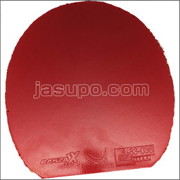 24124 【卓球 中古】 B ラクザXX 赤/特厚