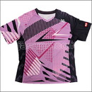 24248　【卓球　中古】　A　ウェア　紫×黒/L