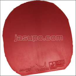 24439　【卓球　中古】　B　ラクザXソフト　赤/厚