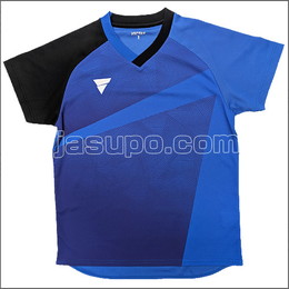 24528　【卓球　中古】　A　ウェア　ブルー/S