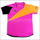 24652　【卓球　中古】　A　ウェア　ピンク×オレンジ/SS