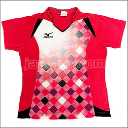 24654　【卓球　中古】　B　ウェア　ピンク/L